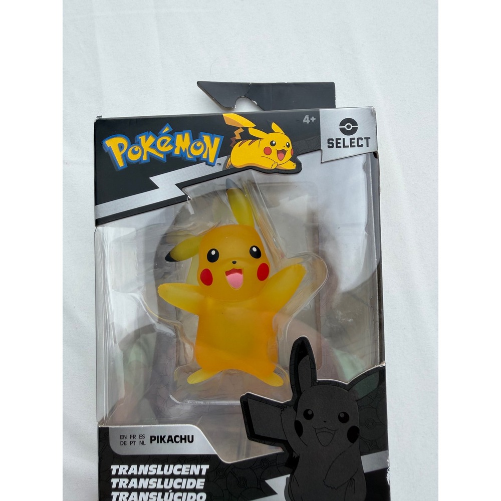 Pokemon Select Series 1 Pikachu Translucent Figure Jazwares PKW2402 New